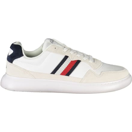 Tommy Hilfiger Witte Leren Sneakers voor Mannen