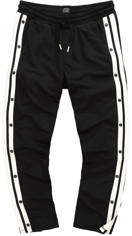 STHUGE - Heren - Sweatpants elastische tailleband Relaxed Fit - Zwart - Maat L