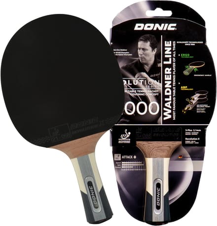 Donic Schildkröt Tafeltennisbat Waldner 1000 Attack Zwart