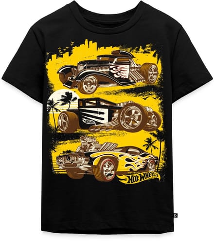 Hot Wheels Drie Automodellen Premium T Shirt Kinderen