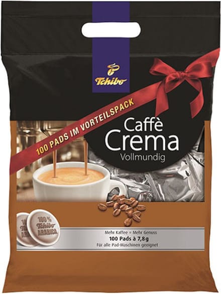 Tchibo - CaffÃ¨ Crema Vollmundig - 100 pads