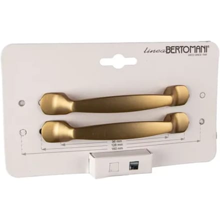 Bertomani Meubelgreep 2031 - Messing Mat - 96mm - 2 Stuks