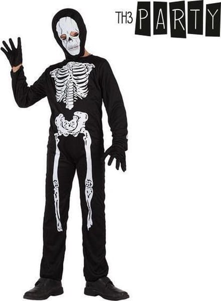 Skeletkostuum voor jongens - Kinderkostuums - 110/116