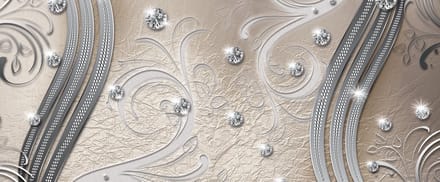 Pattern Abstract Ornament Leaves Photo Wallcovering