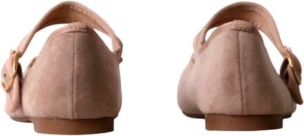 Ballerinaschoen met bandjes en gesp