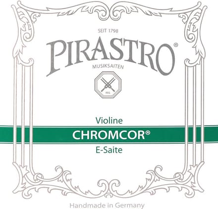 Pirastro P319120 violin string E-1 medium, ball end, chrome steel