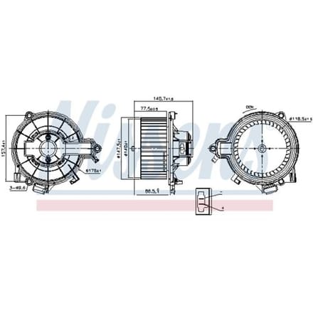 Interieurventilatie NISSENS 87616