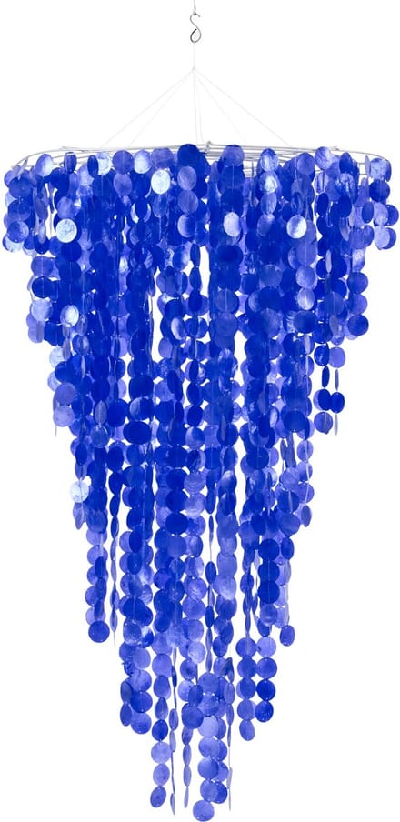 J-Line hanger Schelp - schelpen - blauw - medium