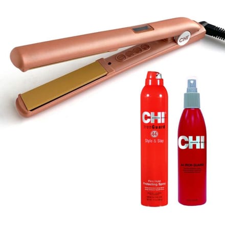CHI Stijltang G2 Limited Edition Frosé + CHI Iron Guard set