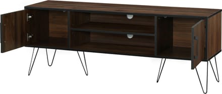 Saphire-Tv-meubel - 2-deurs - Bruin