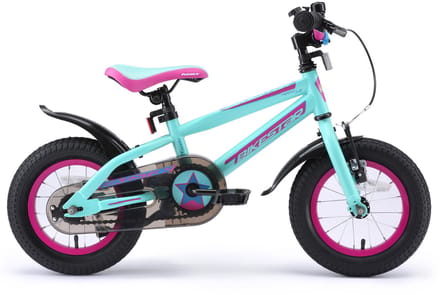 Bikestar kinderfiets Urban Jungle 12 inch turquoise paars