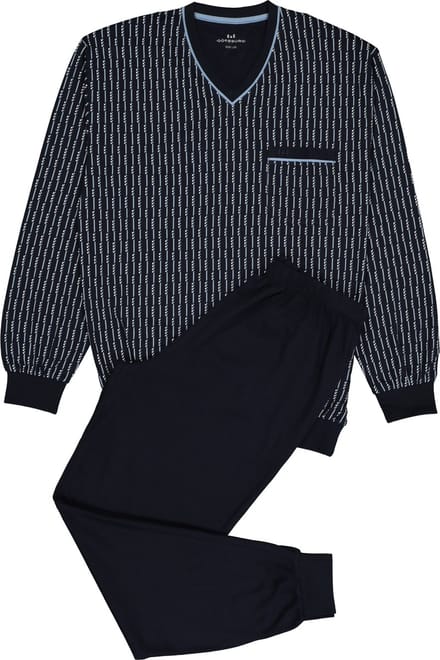Gotzburg heren pyjama donkerblauw Jeroen  - 58