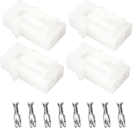 Dailygoods - Set van 4 Auto Inline Mini Blade Zekeringhouders met Terminals