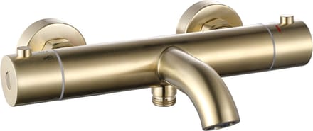 Thermostatische opbouw badkraan Mat goud