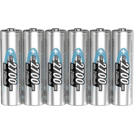 Ansmann 4+2 HR06 Oplaadbare AA batterij (penlite) NiMH 2700 mAh 1.2 V 6 stuk(s)