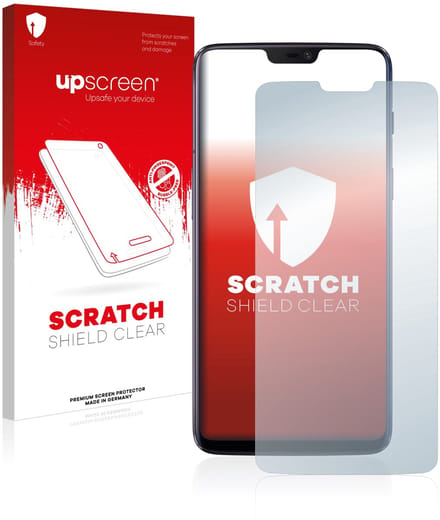 upscreen - Screenprotector voor OnePlus 6 - Folie Beschermfolie transparant