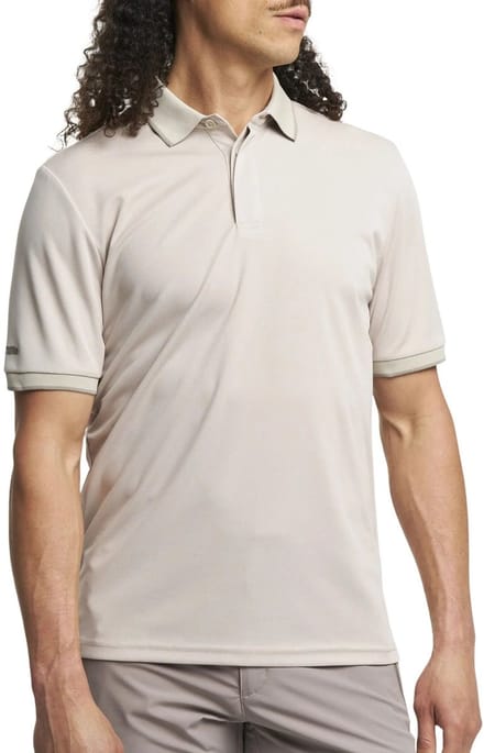 TENSON - Txlite Q-dry Polo Men - Polo korte mouw heren - Beige