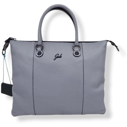 Gabs Leren schoudertas G3 Plus TG Bull Black Shoulder Bag Rugiada blauwgrijs
