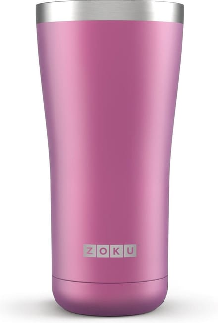 Zoku Hydration Drinkbeker - 3 in 1 - RVS - 591 ml - Paars - Thermosbeker