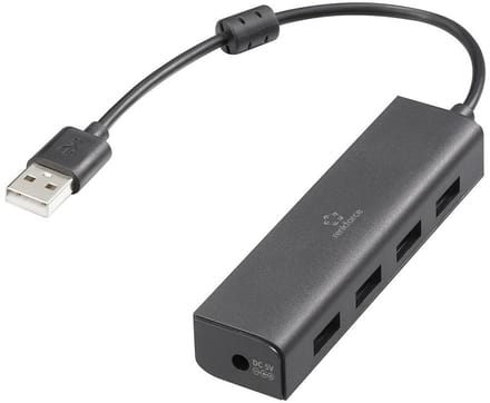 Renkforce RF-USBH-110 RF-6382720 USB-hub 4 poorten USB-A USB 2.0 480 MBit/s Zwart