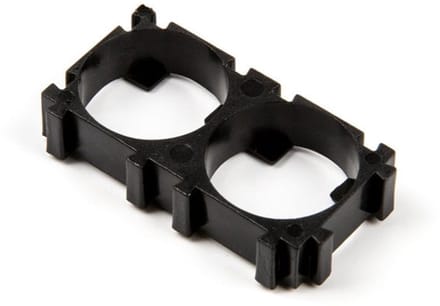 OTRONICÂ® 2x 18650 batterijhouder schakelbare klem