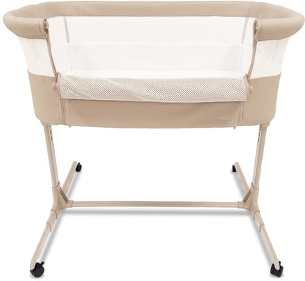 LUVION® Co Sleeper Daylight Sand – Aanschuifbedje – Baby Wieg – Co-Sleeper – Verstelbaar – Inclusief Matras – Beige