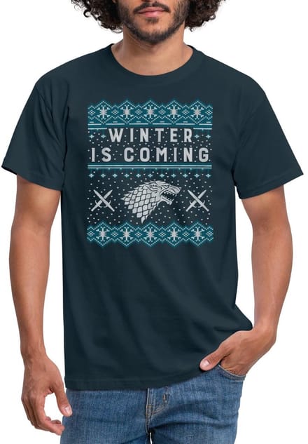 Game Of Thrones Winter Is Coming T-Shirt Heren