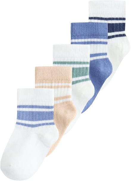 Next - Jongens - Verpakking van 5 paar babysokken - Wit