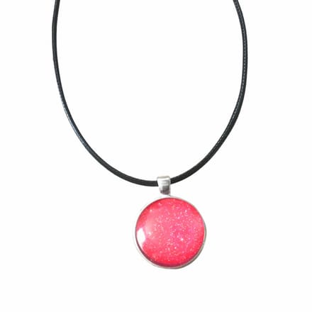 Ketting Floor -midden roze Allergie-2.5 cm verstelbaar - Charme Bijoux