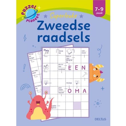 Deltas Puzzelplaneet - Superleuke zweedse raadsels (7-9 j.) Kleurboeken