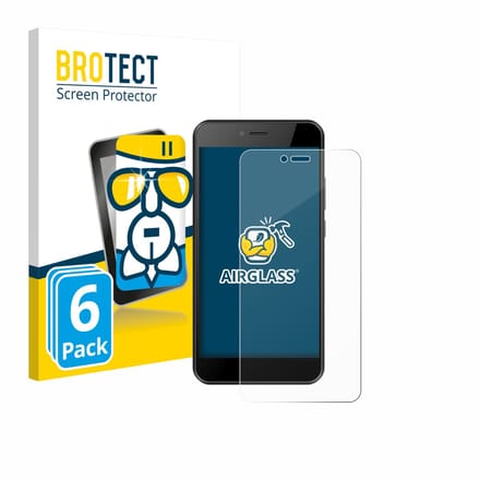 Screenprotector 6 Stuks voor HTC Wildfire E5 Life Beschermglas transparant