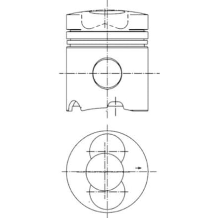 Zuiger KOLBENSCHMIDT 99343600