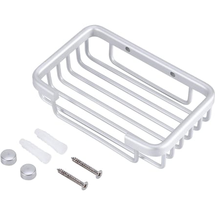 Huishoudelijke muur?Gemonteerde Afdruipende Zeepbakje Houder Container Badkamer Accessoire white