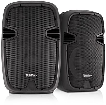 SubZero 500W 12 Luidsprekersysteem met Digitale Mediaspeler