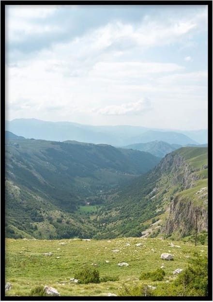 Poster Dal - 30x40 cm - Natuur Poster - WALLLL