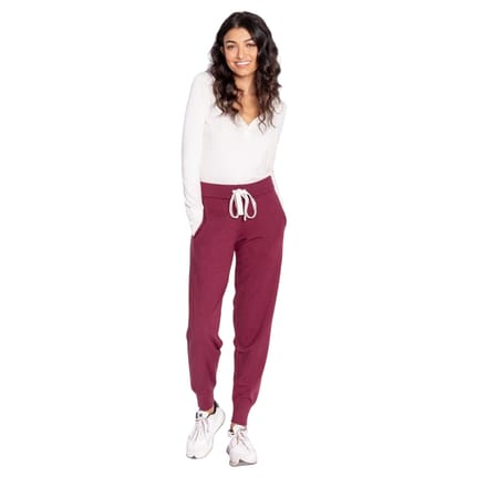 PJ Salvage Dames/Dames Joggers met hoge taille (Bordeaux)