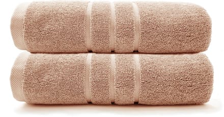 HOOMstyle Handdoeken Set Boutique - 2 stuks - 70x140cm - Terra