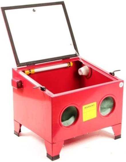 Topgear Zandstraalkast tafelmodel - compact en compleet - 59 x 49 x 49 cm