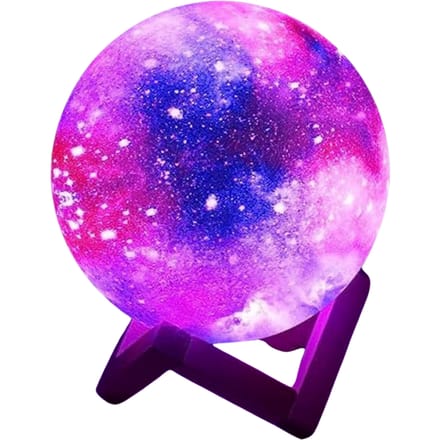 Maanlamp - 15 CM - Paars - 18x15x15 cm