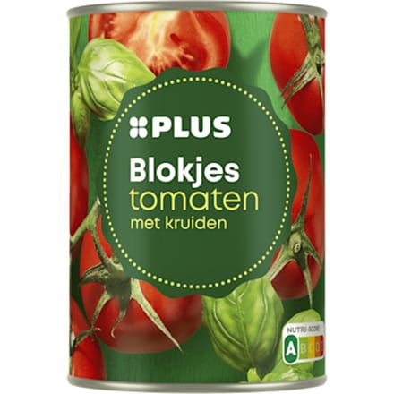 Tomatenblokjes met kruiden
