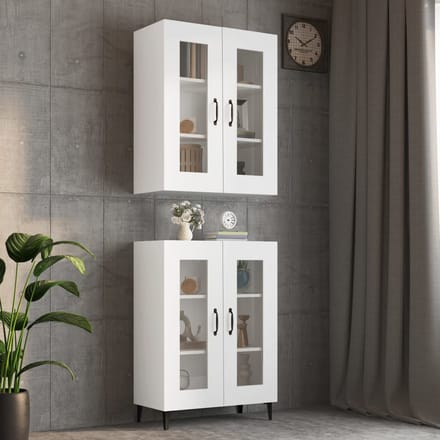 vidaXL - Bovenkast - 69,5x34x90 - cm - wit