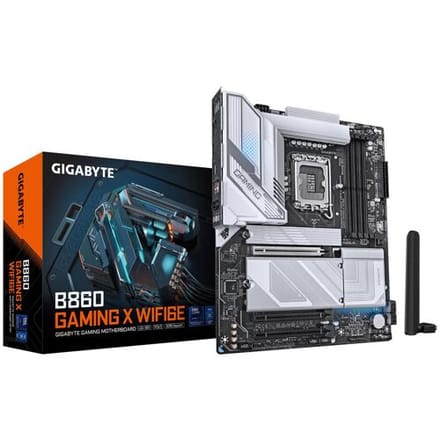 Gigabyte B860 GAMING X WIFI6E LGA1851 MB Moederbord Socket Intel LGA 1851 Vormfactor ATX Moederbord chipset Intel® B860