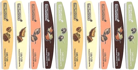Nagelvijlen Set Professioneel - Dubbelzijdige Emery Boards in Diverse Korrelgroottes (100-240)