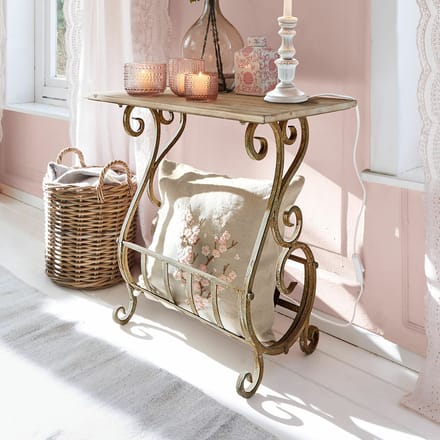 LOBERON Sidetable Ciattos antiekbruin