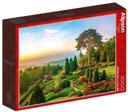 Puzzle 1000 Ogród na wzgórzu - Puzzel 1000 Tuin op een heuvel