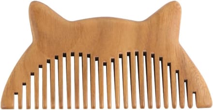 Houten Kam - Massage Kam - Haar Verzorging - Anti-statisch - 9.3 x 5 cm - Groen