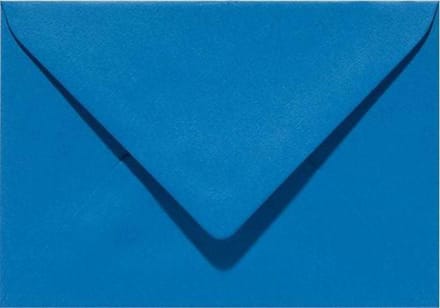 Papicolor Envelop C6 blauw 105gr-CV 6 stuks 302906 - 114x162 mm