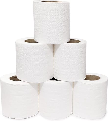Zacht 2-laags Toiletpapier - 6 Rollen - Extra Absorberend