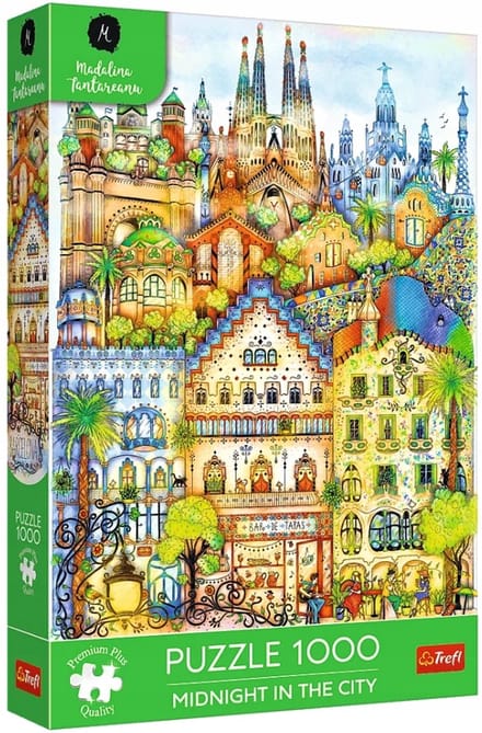 Trefl Puzzel Barcelona 's Nachts 1000 Stukjes