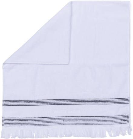 Riviera Maison Serene Towel white 140x70 - Katoen - Wit - 140.0x70.0x1.0 cm
